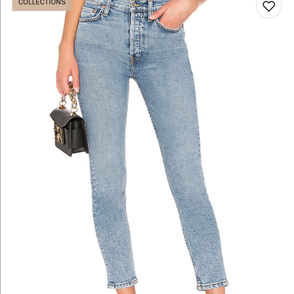 Re/Done originals high rise ankle
